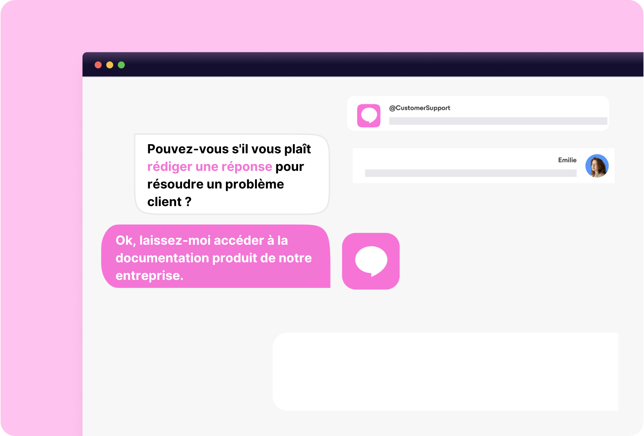 Customer support French